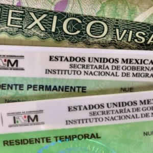 Temporary and permanent resident cards from Mexico